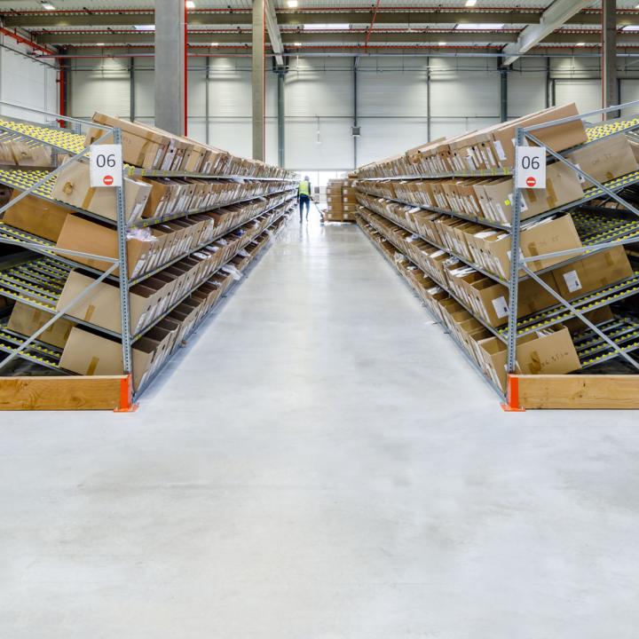 Étagères dynamiques installation